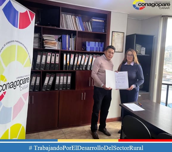ENTREGA DE PROYECTO AL GAD PARROQUIAL DE TADAY